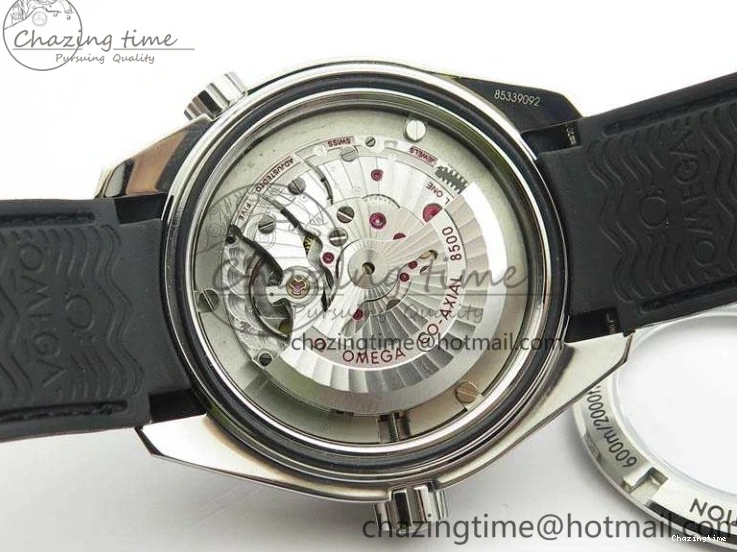 1221 Planet Ocean Pro Ceramic Bezel 45mm 1:1 OMF Best Edition On Rubber Strap A8500 (Black Balance Wheel) MoistureWicking 8136